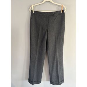 346 Brooks Brothers Women's Gray 100% Wool Caroline Fit‎ Dress Pants - Size 8